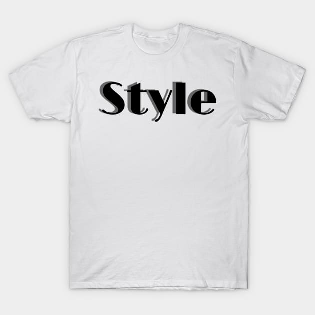 Minimalist fashion aesthetic Style That Style fashion trend elegant cool high fashion IT stylish design unique minimalism modern script text T-Shirt by AGRHouse